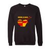 Unisex Sponge Fleece Raglan Crewneck Sweatshirt Thumbnail