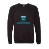 Unisex Sponge Fleece Raglan Crewneck Sweatshirt Thumbnail