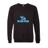 Unisex Sponge Fleece Raglan Crewneck Sweatshirt Thumbnail