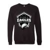 Unisex Sponge Fleece Raglan Crewneck Sweatshirt Thumbnail