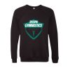 Unisex Sponge Fleece Raglan Crewneck Sweatshirt Thumbnail