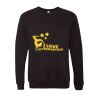 Unisex Sponge Fleece Raglan Crewneck Sweatshirt Thumbnail