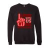 Unisex Sponge Fleece Raglan Crewneck Sweatshirt Thumbnail