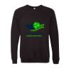 Unisex Sponge Fleece Raglan Crewneck Sweatshirt Thumbnail