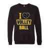 Unisex Sponge Fleece Raglan Crewneck Sweatshirt Thumbnail