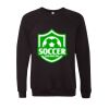Unisex Sponge Fleece Raglan Crewneck Sweatshirt Thumbnail