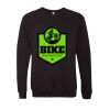 Unisex Sponge Fleece Raglan Crewneck Sweatshirt Thumbnail