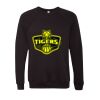 Unisex Sponge Fleece Raglan Crewneck Sweatshirt Thumbnail