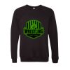 Unisex Sponge Fleece Raglan Crewneck Sweatshirt Thumbnail