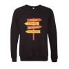 Unisex Sponge Fleece Raglan Crewneck Sweatshirt Thumbnail