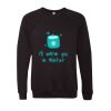 Unisex Sponge Fleece Raglan Crewneck Sweatshirt Thumbnail