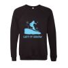 Unisex Sponge Fleece Raglan Crewneck Sweatshirt Thumbnail