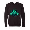 Unisex Sponge Fleece Raglan Crewneck Sweatshirt Thumbnail