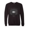 Unisex Sponge Fleece Raglan Crewneck Sweatshirt Thumbnail