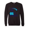 Unisex Sponge Fleece Raglan Crewneck Sweatshirt Thumbnail