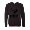 Unisex Sponge Fleece Raglan Crewneck Sweatshirt Thumbnail