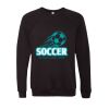 Unisex Sponge Fleece Raglan Crewneck Sweatshirt Thumbnail
