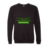 Unisex Sponge Fleece Raglan Crewneck Sweatshirt Thumbnail