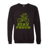 Unisex Sponge Fleece Raglan Crewneck Sweatshirt Thumbnail