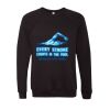 Unisex Sponge Fleece Raglan Crewneck Sweatshirt Thumbnail