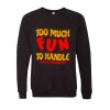 Unisex Sponge Fleece Raglan Crewneck Sweatshirt Thumbnail