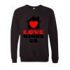 Unisex Sponge Fleece Raglan Crewneck Sweatshirt Thumbnail