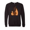 Unisex Sponge Fleece Raglan Crewneck Sweatshirt Thumbnail