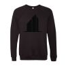 Unisex Sponge Fleece Raglan Crewneck Sweatshirt Thumbnail