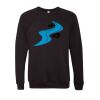 Unisex Sponge Fleece Raglan Crewneck Sweatshirt Thumbnail