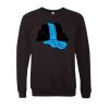 Unisex Sponge Fleece Raglan Crewneck Sweatshirt Thumbnail