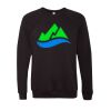 Unisex Sponge Fleece Raglan Crewneck Sweatshirt Thumbnail