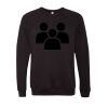 Unisex Sponge Fleece Raglan Crewneck Sweatshirt Thumbnail