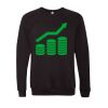 Unisex Sponge Fleece Raglan Crewneck Sweatshirt Thumbnail