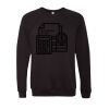 Unisex Sponge Fleece Raglan Crewneck Sweatshirt Thumbnail