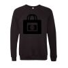 Unisex Sponge Fleece Raglan Crewneck Sweatshirt Thumbnail