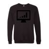 Unisex Sponge Fleece Raglan Crewneck Sweatshirt Thumbnail