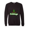 Unisex Sponge Fleece Raglan Crewneck Sweatshirt Thumbnail