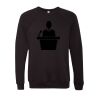 Unisex Sponge Fleece Raglan Crewneck Sweatshirt Thumbnail