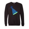 Unisex Sponge Fleece Raglan Crewneck Sweatshirt Thumbnail