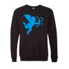 Unisex Sponge Fleece Raglan Crewneck Sweatshirt Thumbnail