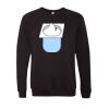 Unisex Sponge Fleece Raglan Crewneck Sweatshirt Thumbnail