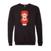 Unisex Sponge Fleece Raglan Crewneck Sweatshirt Thumbnail
