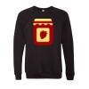 Unisex Sponge Fleece Raglan Crewneck Sweatshirt Thumbnail
