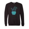Unisex Sponge Fleece Raglan Crewneck Sweatshirt Thumbnail