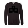 Unisex Sponge Fleece Raglan Crewneck Sweatshirt Thumbnail