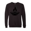 Unisex Sponge Fleece Raglan Crewneck Sweatshirt Thumbnail