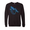 Unisex Sponge Fleece Raglan Crewneck Sweatshirt Thumbnail