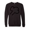 Unisex Sponge Fleece Raglan Crewneck Sweatshirt Thumbnail