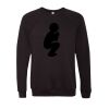 Unisex Sponge Fleece Raglan Crewneck Sweatshirt Thumbnail