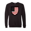Unisex Sponge Fleece Raglan Crewneck Sweatshirt Thumbnail